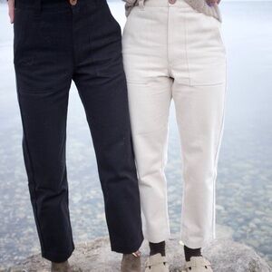 Beaton Linen Women's Tan Trousers